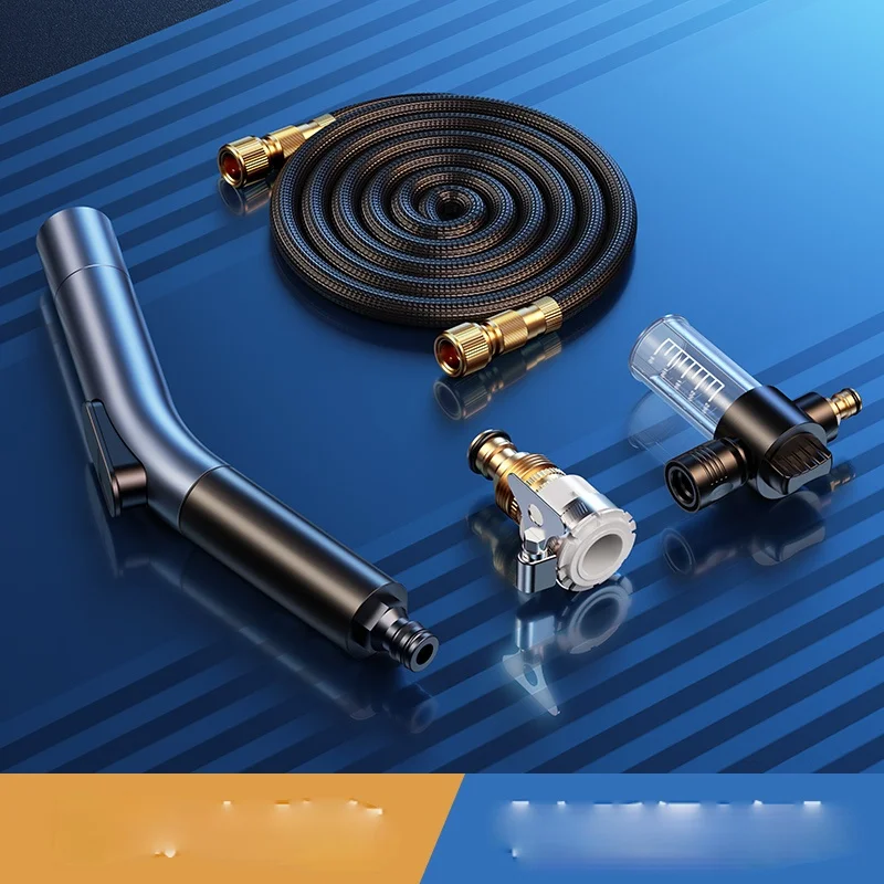 

TT High Pressure Car Washing Gun Strong Pressurized Water Grab Booster Water Pipe Household Oral Irrigator