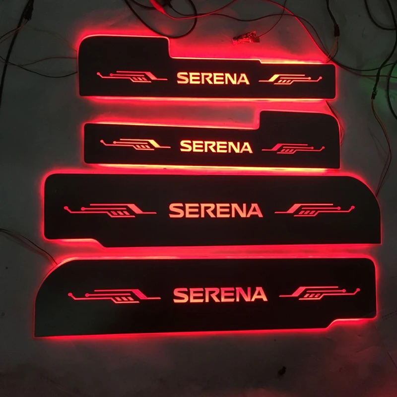 4 шт./компл. для Серены дверь статический светодиодный светильник порог Накладка