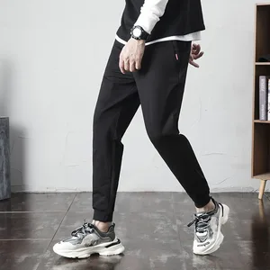 Штаны спортивные мужские, из 95% хлопка, для тренировок, K341