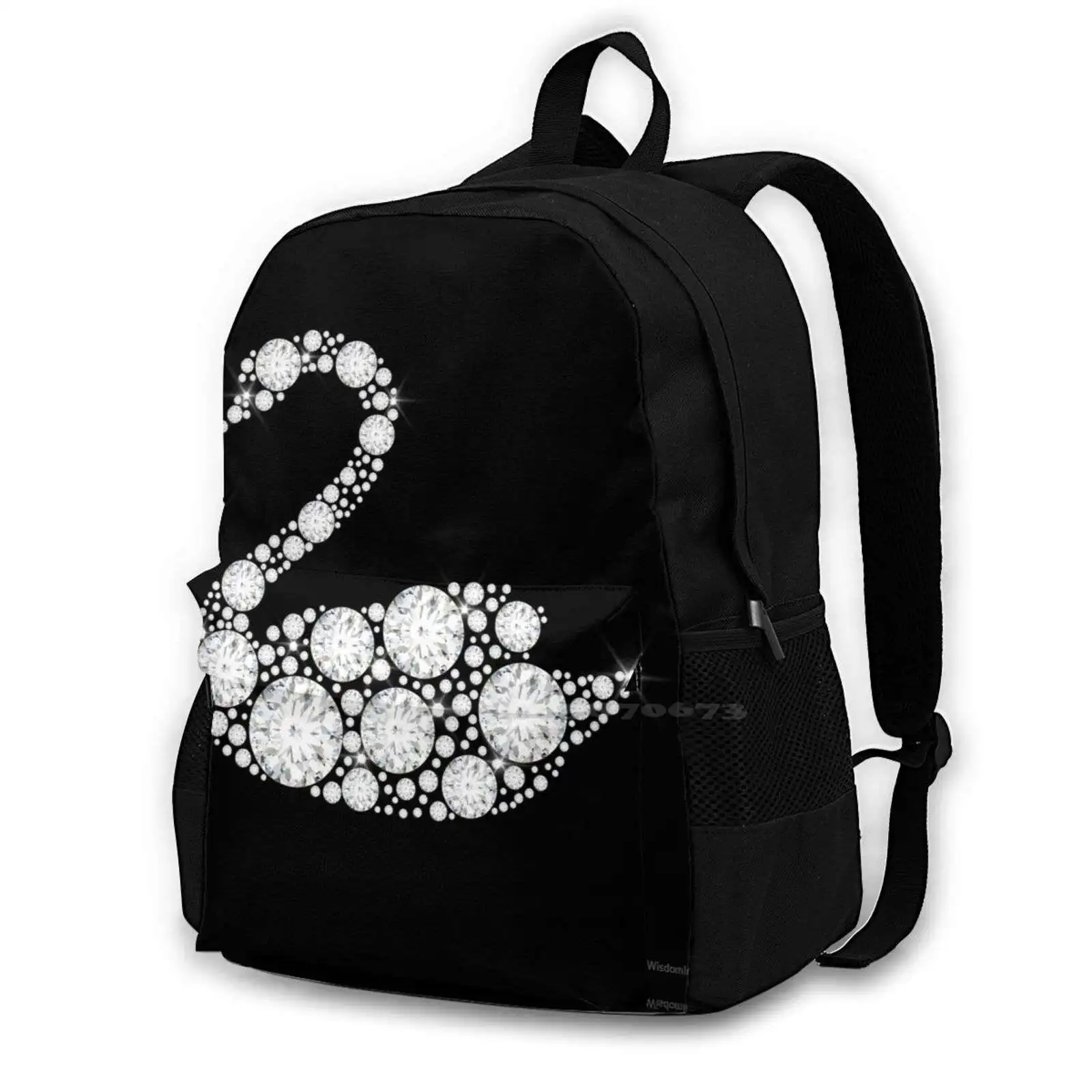 

Diamond Swan 3D Print design BackPack Casual bag Swan Swans Bird Birds Swan Lake Lake Pond White Swan Feathers Royal Swan