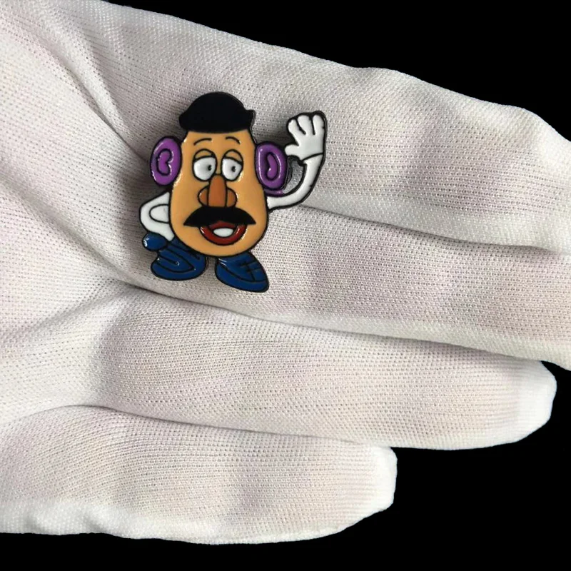 История игрушек Mr. Картофельная голова металлические булавки и броши для Модные лацканы рюкзак сумки значок детские подарки