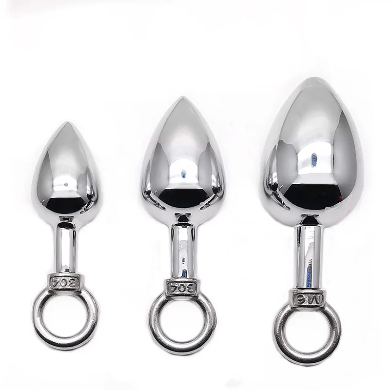 Металлическое кольцо Анальная пробка секс-игрушки Prostage мастурбатор дилдо |