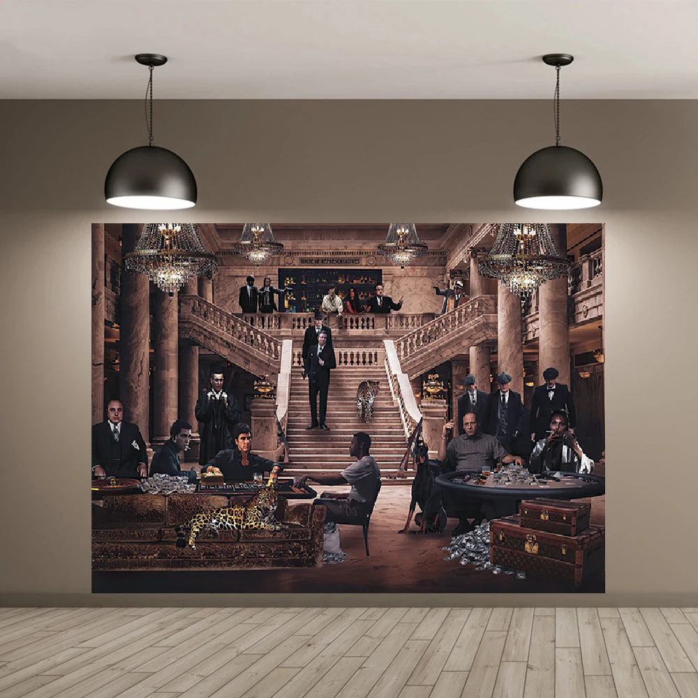 

British modern art painting TV series Peaky Blinders crime gangster painting pictures decorative painting posters and prints