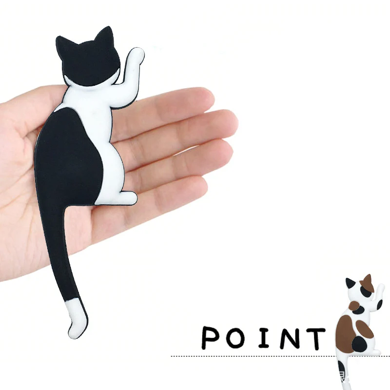 1 шт. магнит на холодильник с мультяшным котом крюк наклейка держатель для