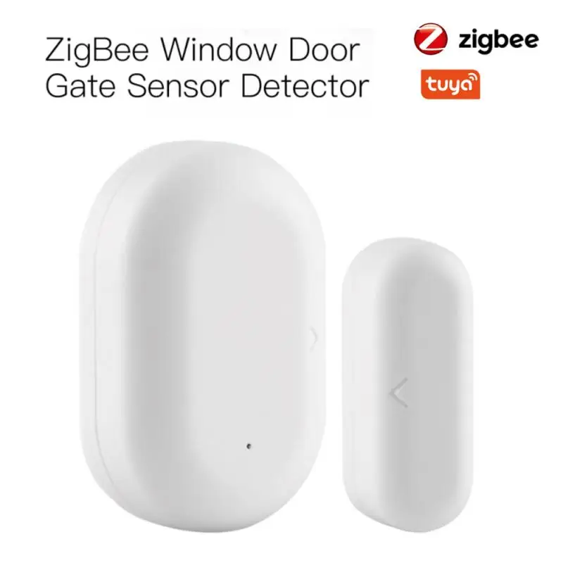 

Tuya Smart ZigBee Door Sensor Door Open / Closed Detectors Wifi Home Alarm Compatible With Alexa Google Home Tuya Smartlife APP