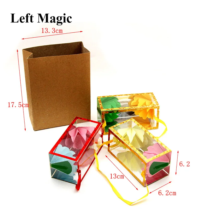 Мини-мешок мечты/появляющаяся Цветочная коробка (13*6 2*6 2 см) Волшебные трюки Супер