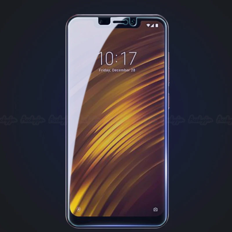 Закаленное стекло JGKK с защитой от синего света для Pocophone F1 Защита экрана Pocophon Pocofone