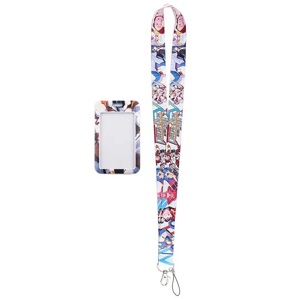 FD0213 Anime Dear Franks Fashion Lanyards Id Badge Holder For Student Card Cover Business Card With Lanyard images - 6