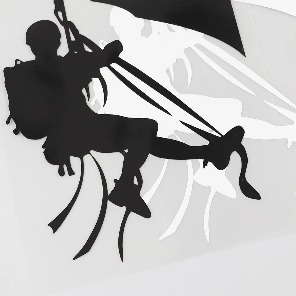 

Mountain Climbing Extreme Sport Decal Vinyl Car Sticker Black/Silver 9.9CMX15.8CM