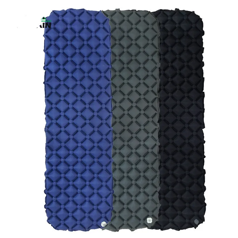 

Ultra light and portable Outdoor camping individual diamond Egg trough TPU inflatable sleeping pad Picnic waterproof mat