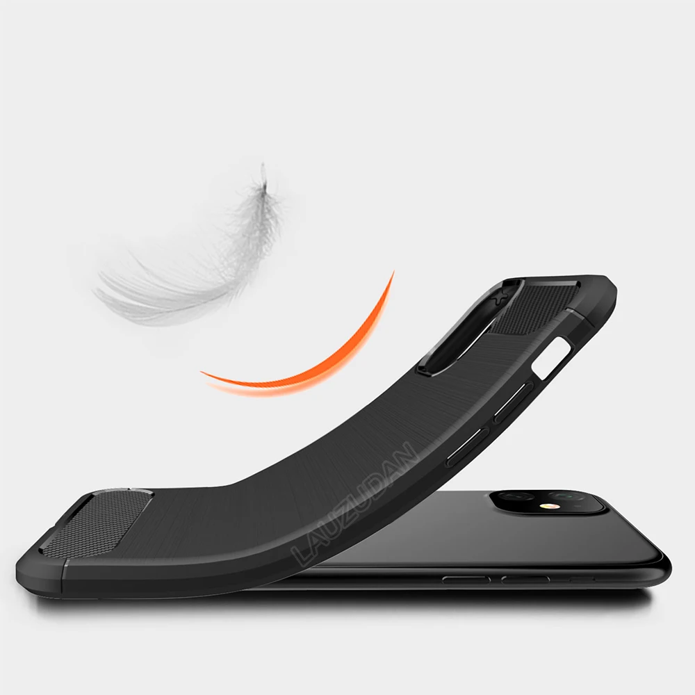 Чехол для телефона из углеродного волокна s iphone 11 Pro X XS чехол MAX XR мягкая задняя