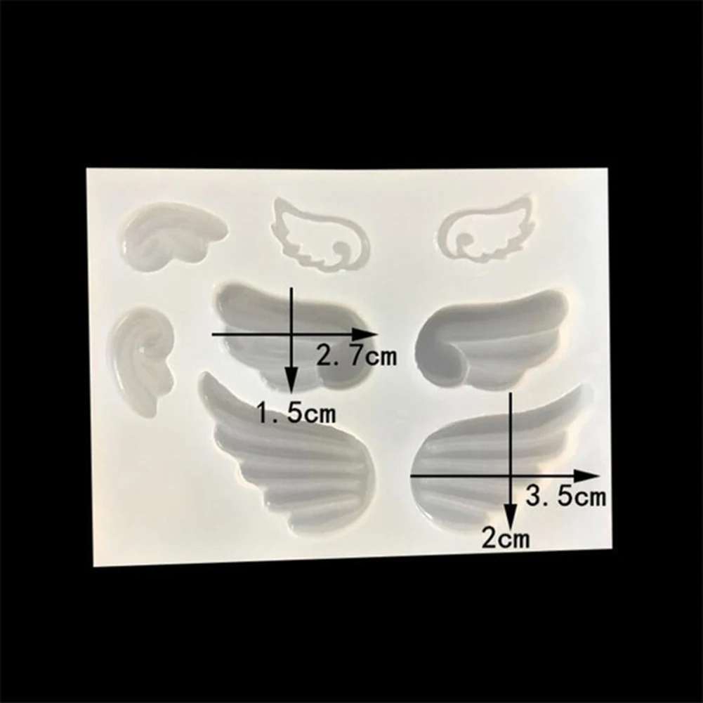 Силиконовая форма Угловое крыло зеркальная DIY ремесло Ювелирная эпоксидная