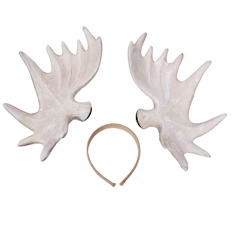 

Antler Headband Fawn Horn Headwear Cosplay Prop Photo Props For Halloween Carnival Party Cute Photography Props
