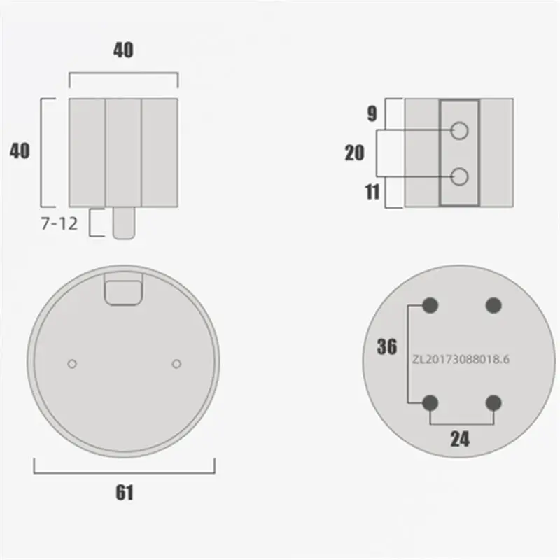 

Yanhonin Mechanical structure 100% Stable door stopper, the door lock stainless steel, hidden door holder
