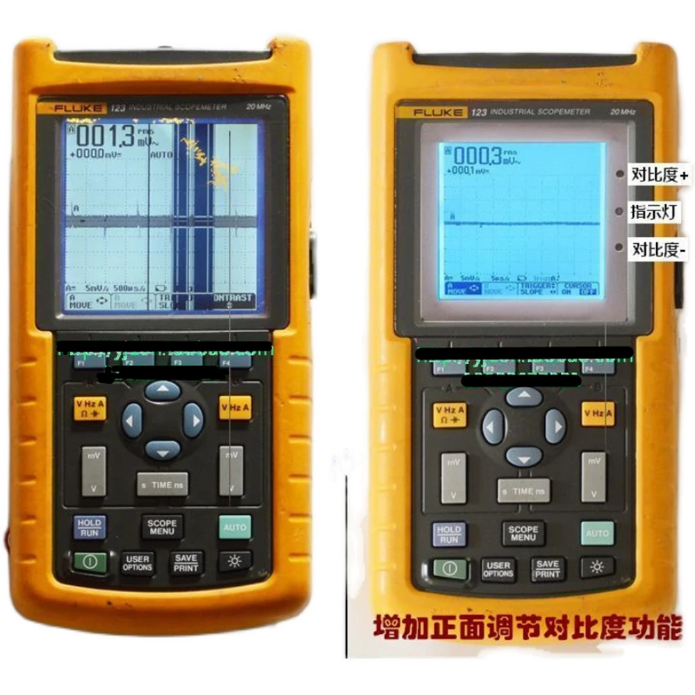 

[W21K] FLUKE123/Fluke124/Fluke125/Fluke43/Fluke43B LCD Screen Display Panel Repair and Replacement W21K_FLKUE123/124/125/43B