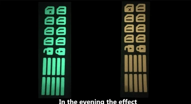 Наклейки на окна автомобиля светящиеся флуоресцентные наклейки для BMW 1 2 3 4 5 6 7