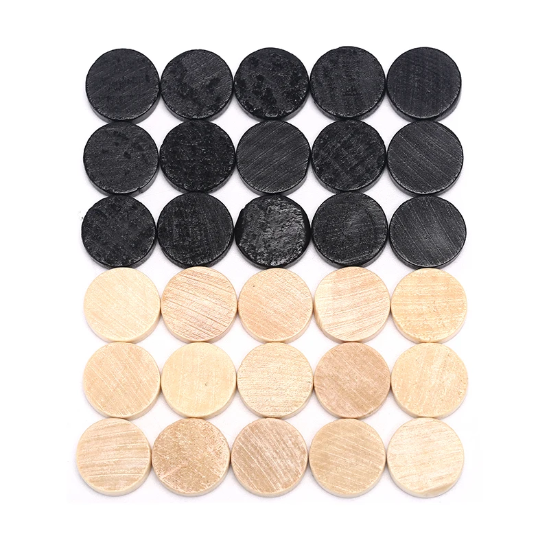 

Chess 32Pcs Draughts/Checkers/Backgammon Chess Piece For Kids Board Game Learning Camping