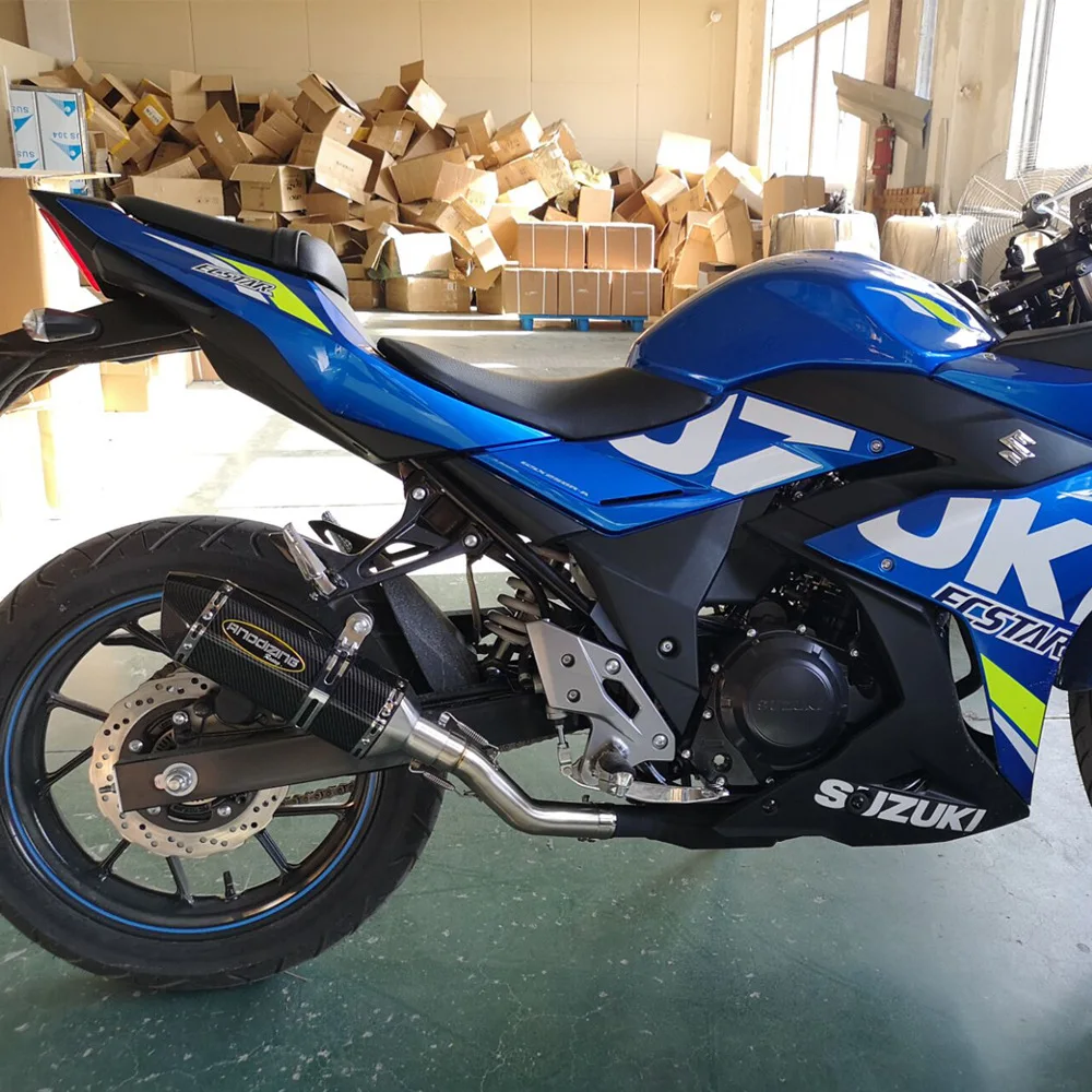 Выхлопная система мотоцикла слип на средней трубе для SUZUKI GSX R250 2018-2019 | Автомобили