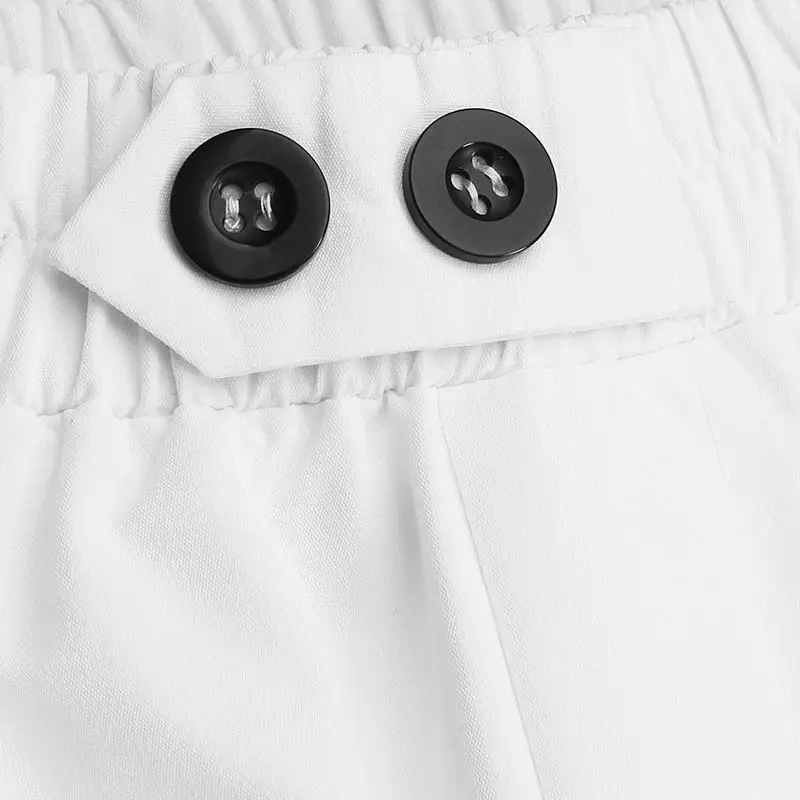 

2021 ZANZEA Fashion Harem Pants Women's Spring Trousers Casual Elastic Waist Long Pantalon Palazzo Female Button Solid Turnip