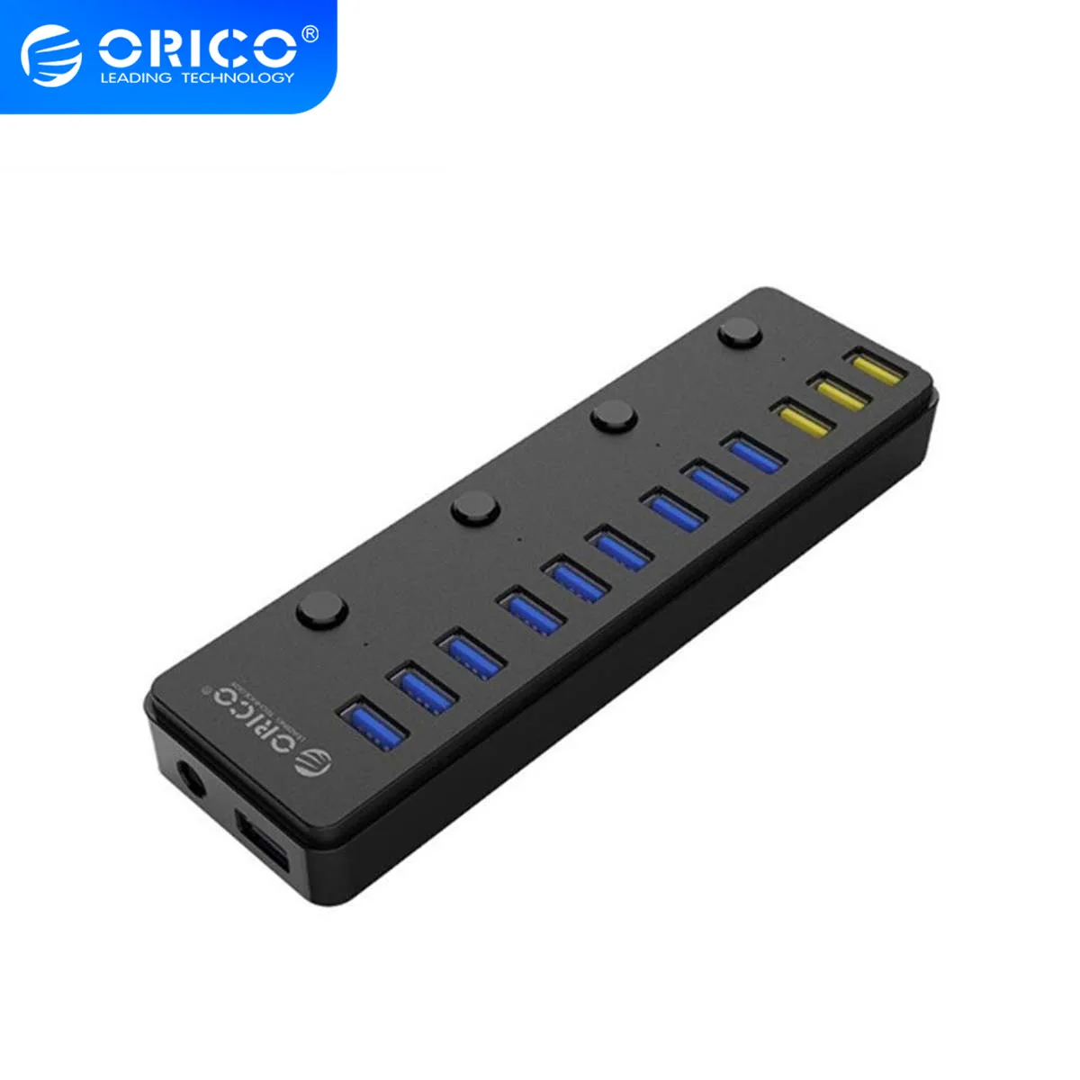 Usb хаб ORICO с 12 портами концентратор USB 3 0 В 5 А разветвитель питания BC1.2 зарядка для