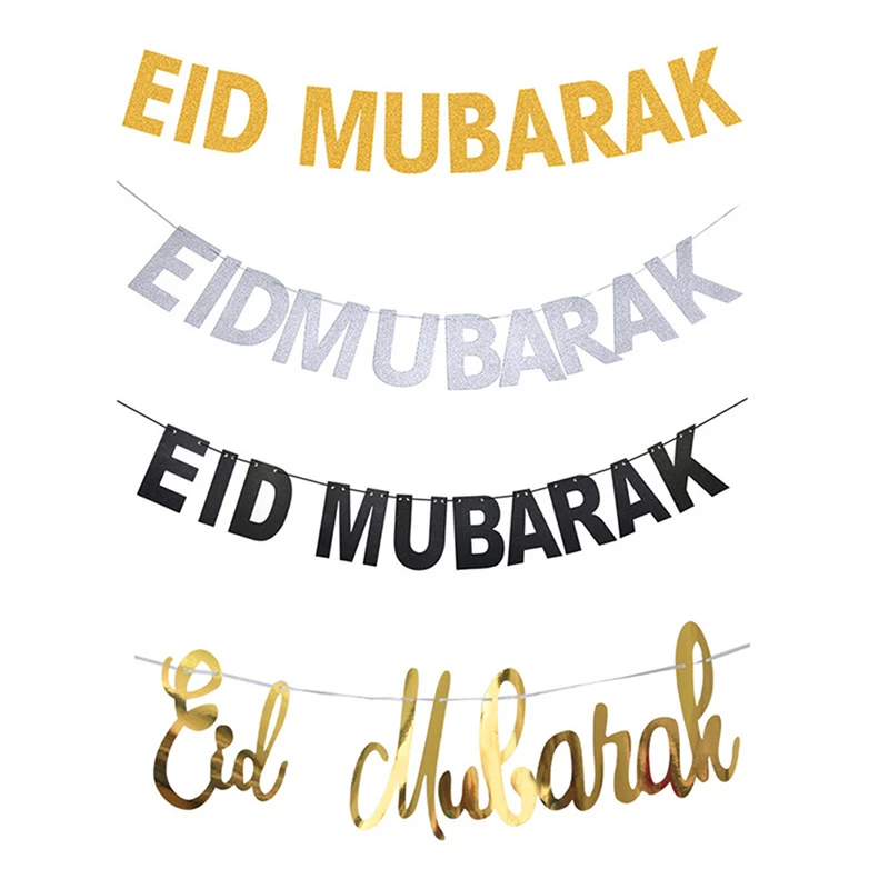 

Eid Mubarak Eid Banner Bunting Mubarak Party DIY Ramadan Decor