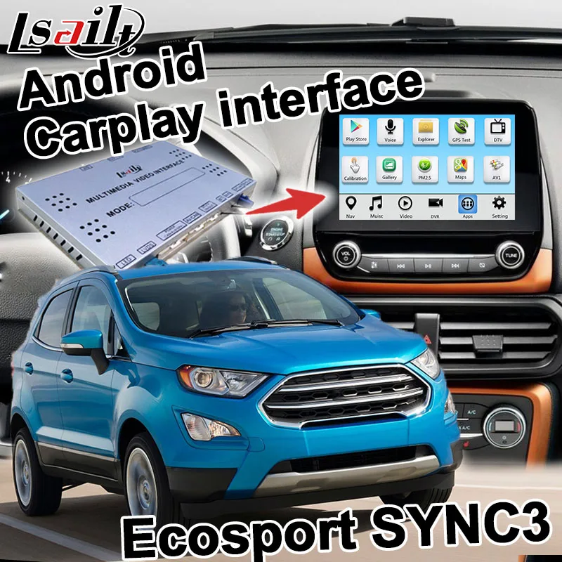 Интерфейсная коробка для Android / carplay Ford Ecosport Ka plus беспроводной интерфейсный бокс