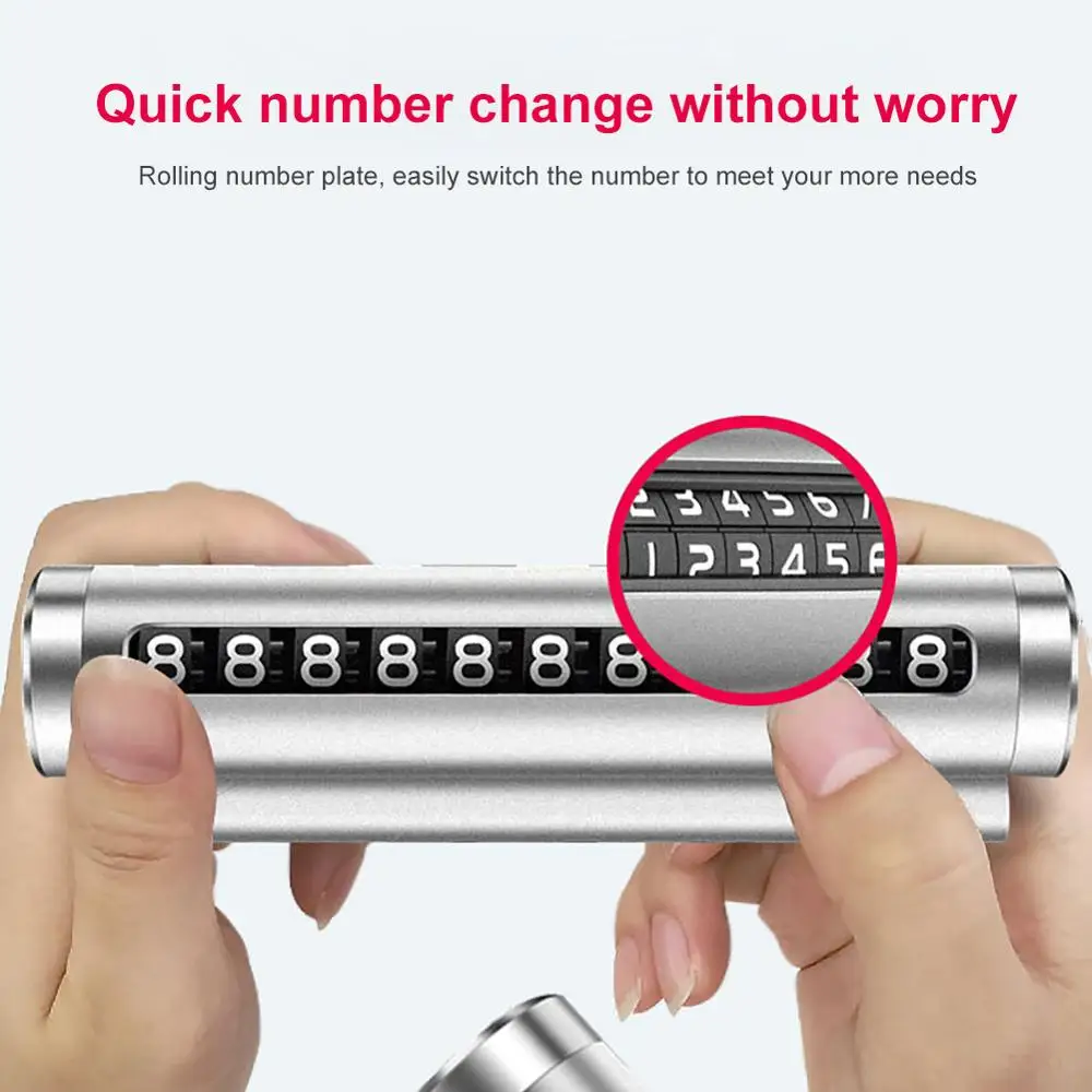 Универсальная автомобильная Временная парковочная карта поворотная табличка с