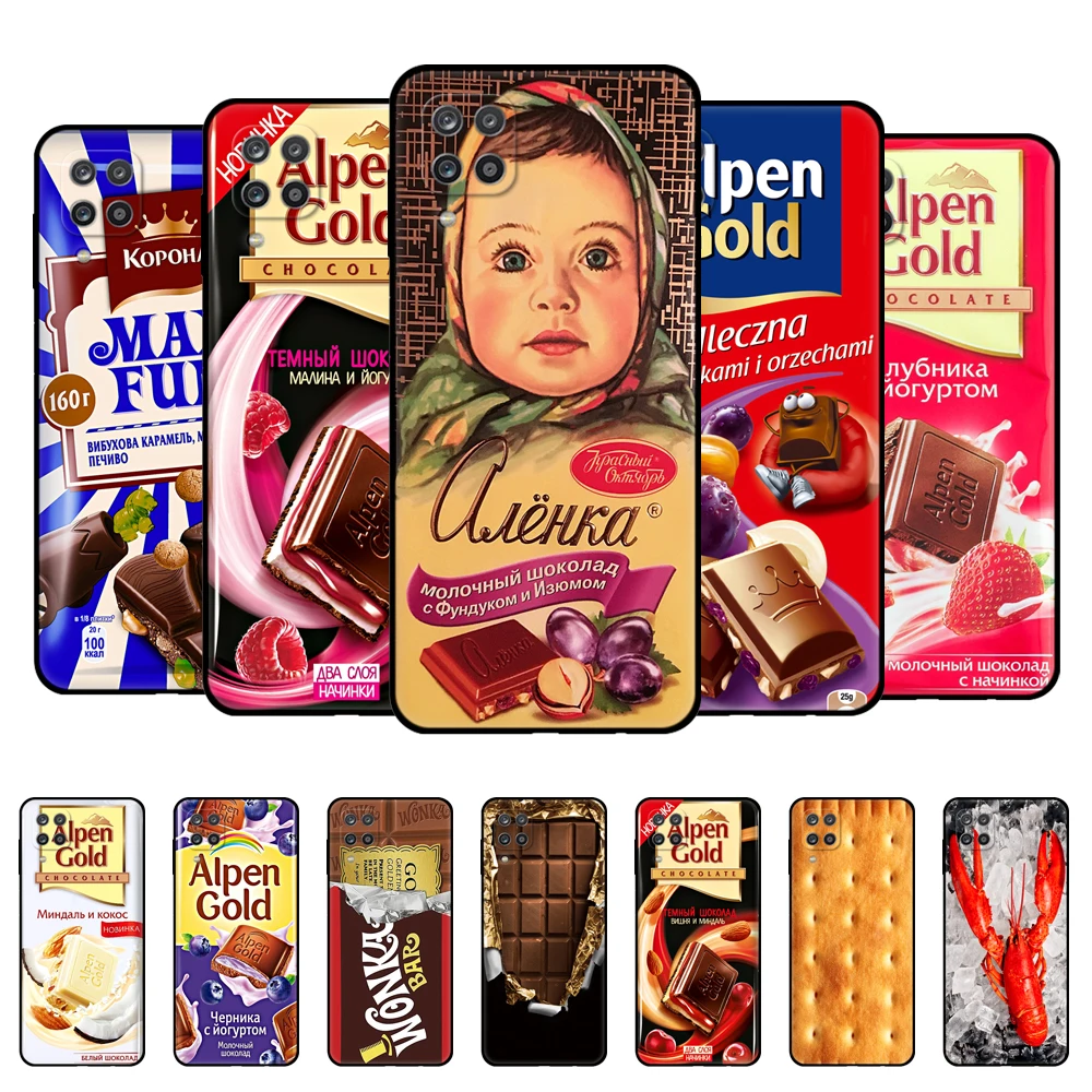 For Samsung A12 Case 6.5 inch Phone Cover For Samsung Galaxy A12 SM-A125F a125 Bumper black tpu case russian cut funny design