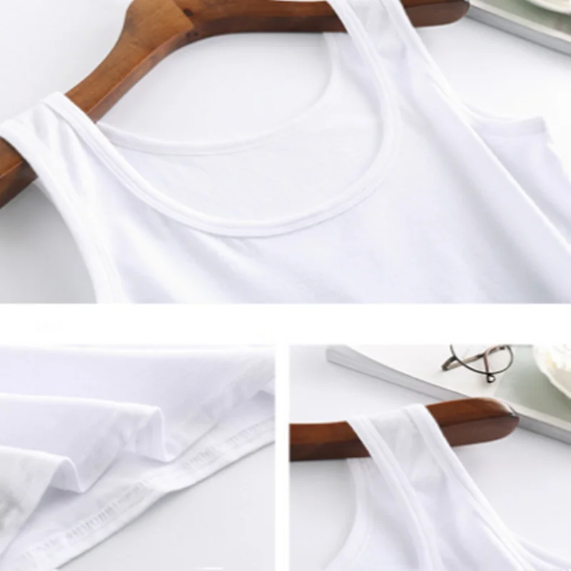 

Suspender Vest With Tight Black And White Top, Sexy Solid Slim Sleeveless Student Bottom Coat