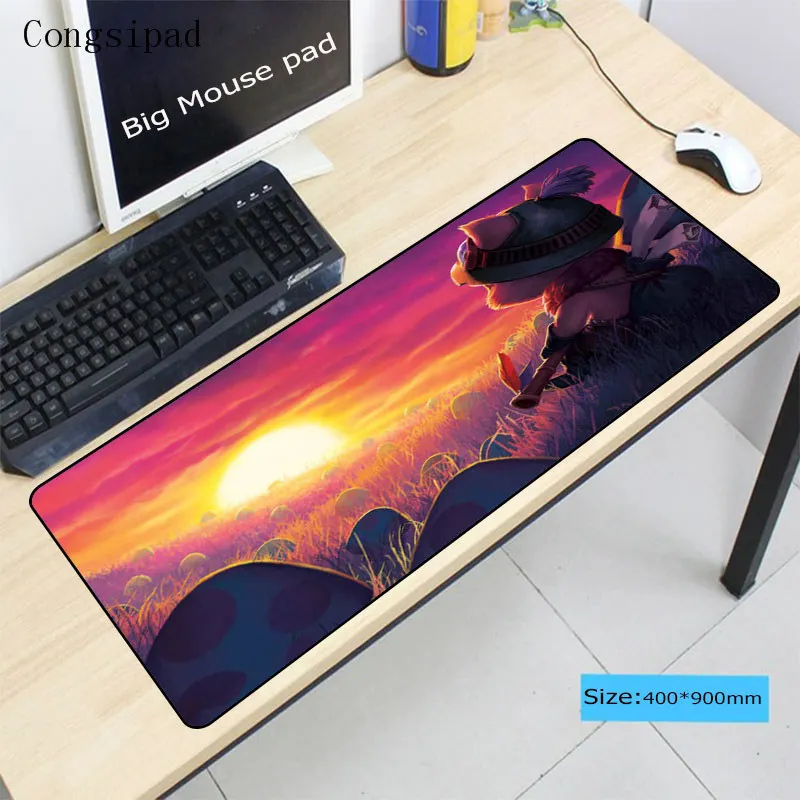 Congsipad Лига Легенд игровой коврик для мыши с запирающимся краем большой ПК