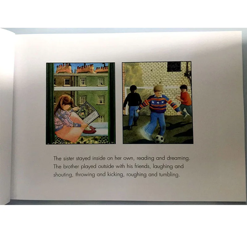 THE TUNNEL By Anthony Browne обучающая английская книга с картинками карта для детей подарки
