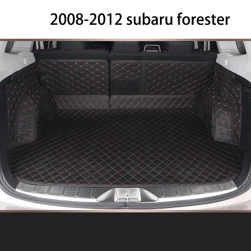 Кожаный коврик для багажника автомобиля 3D 2017 груза Subaru Forester 2008 2009 2010 2011 2012 SH ковер