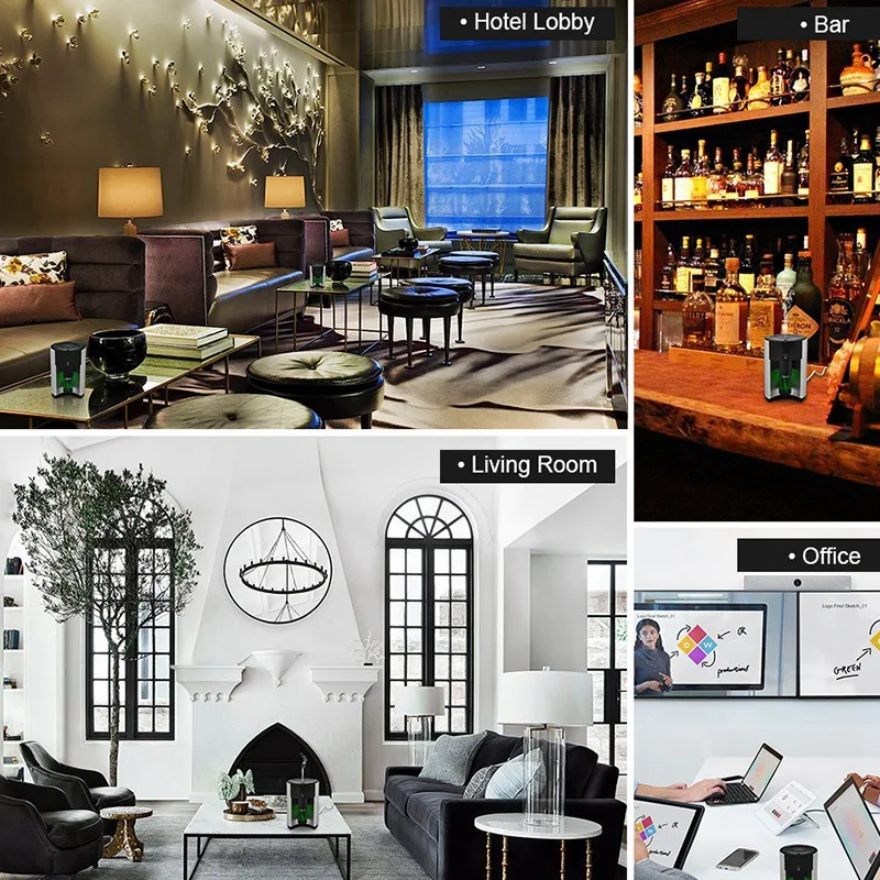 Безводное небулизирующее масло Арома диффузор диффузный алюминиевый сплав