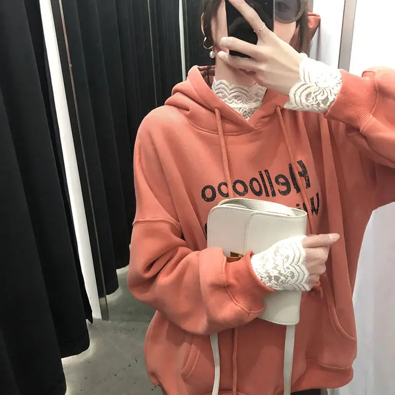 

Blouse Women Coltrui Kant Mesh Herfst/Winter Slender Stand Hard Trui Blusas Ropa De Mujer