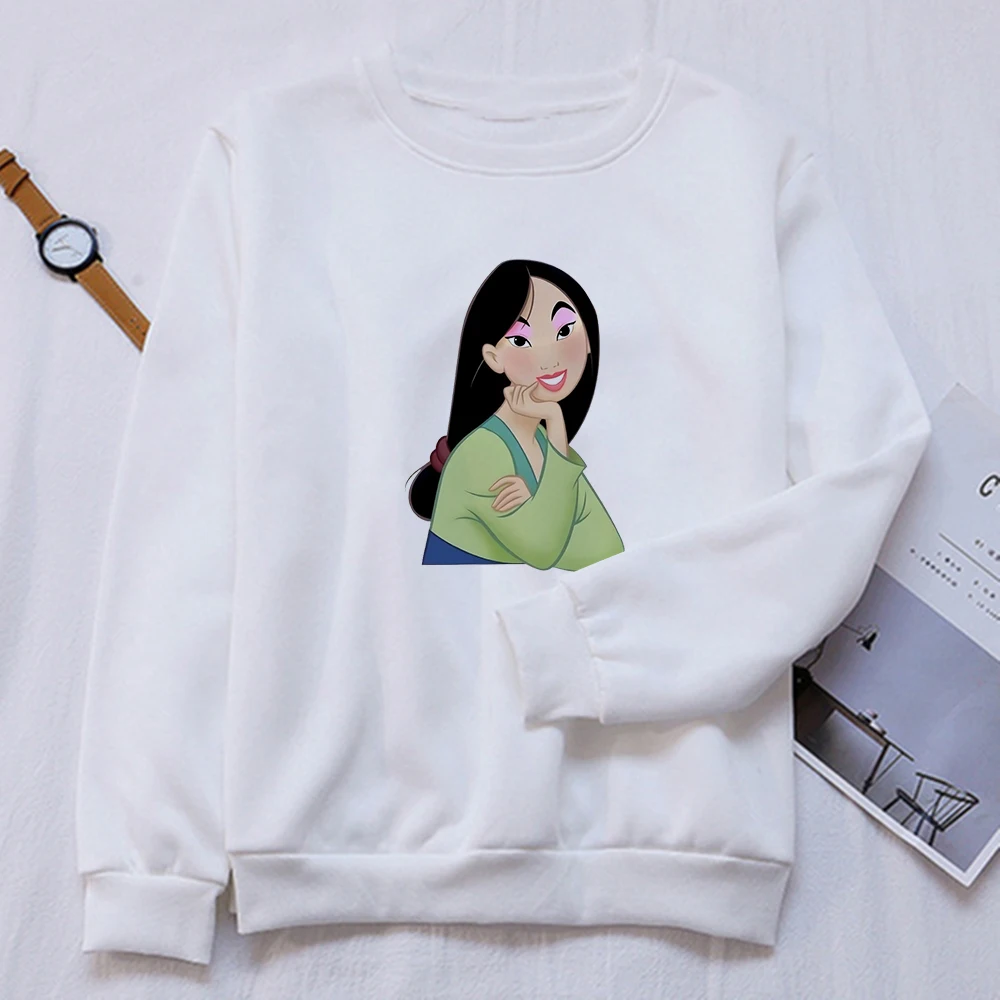 

Disney Mulan Series Sweatshirt Creativity Minimalism Summer Comfortable Design Hoodies Printed Exquisite Oversize Pullovers