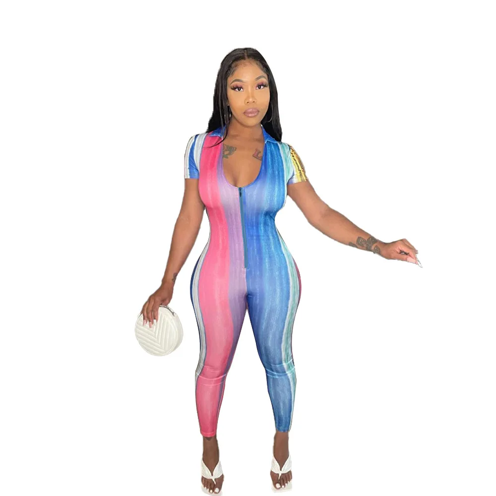 

Контрастные Цветные Лоскутные Брюки-карандаш с высокой талией, узкие брюки, цельный комбинезон, комбинезоны, женская сексуальная одежда дл...