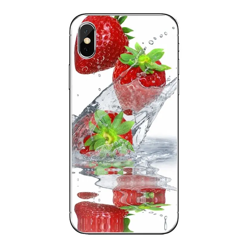 Strawberry Water Splash Wallpaper Phone Skin Cover For Huawei Nova 2 3 2i 3i Y6 Y7 Y9 Prime Pro GR3 GR5 2017 2018 2019 Y5II Y6II |