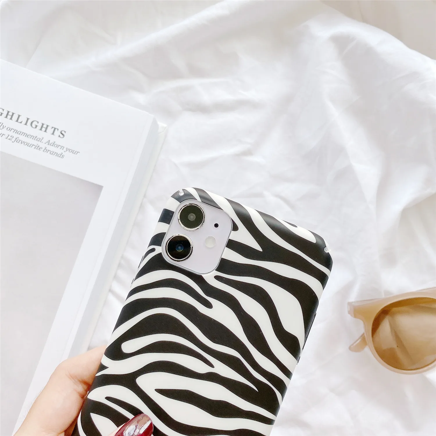 Жесткий пластиковый чехол для телефона Xiaomi Mi 6x8 Se 9 8lite K20 Pro Note3 Zebra Skin Pattern задняя