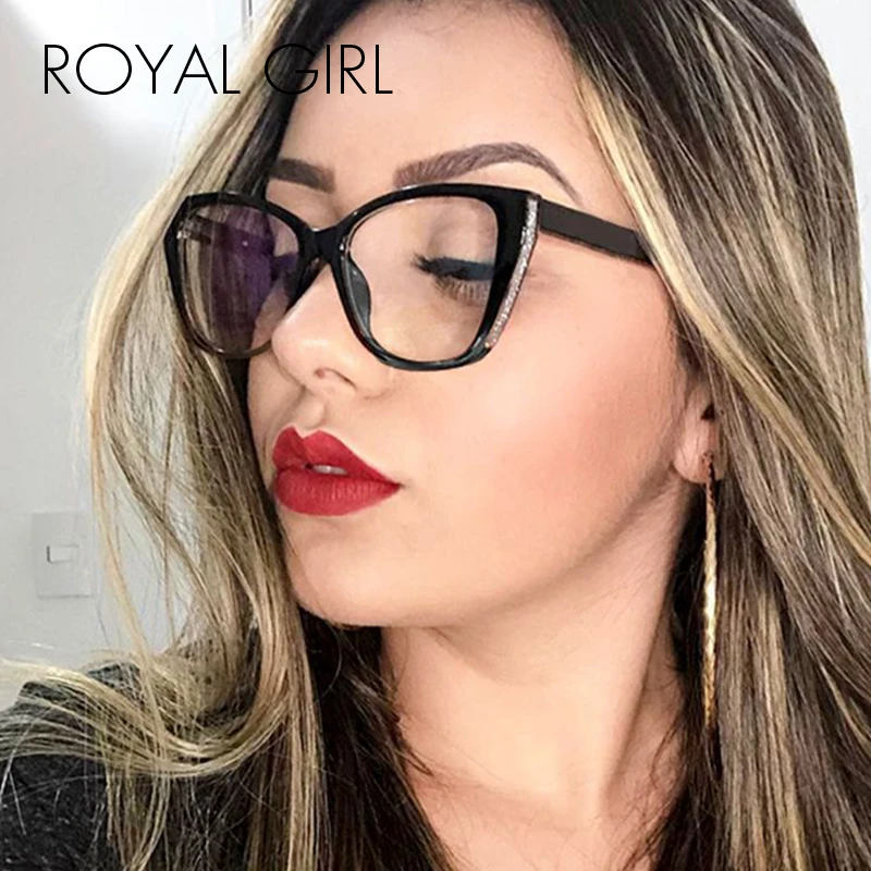 Королевская девушка 2020 Новое поступление TR90 очки оправа трендовые цветные