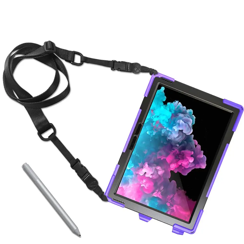 Чехол для планшета BuzzLee Microsoft Surface Pro 4/5/6 вращающаяся флип подставка чехол