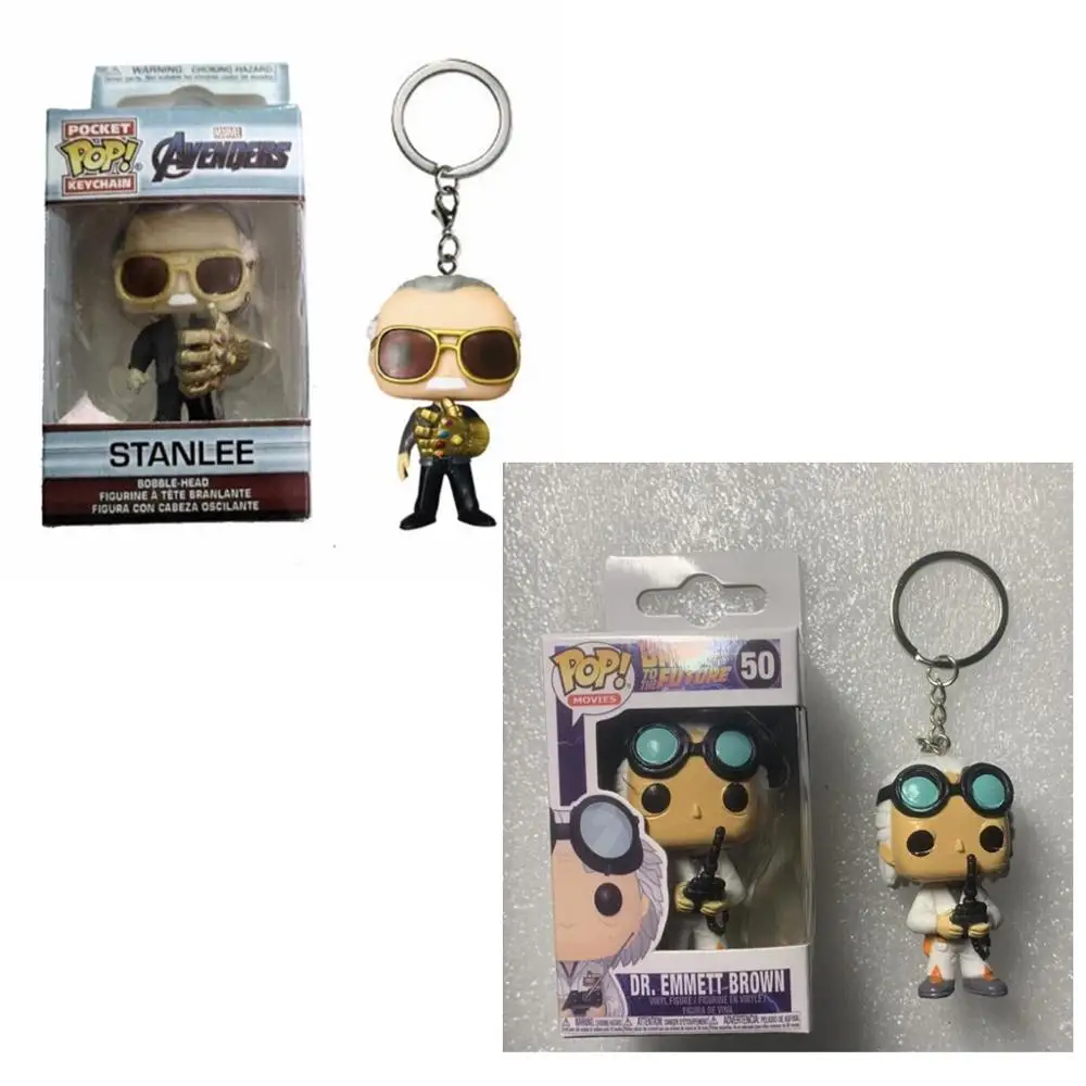 ПВХ брелок Funko POP STANLEE экшн фигурка коллекционные модели игрушек|Игровые фигурки и