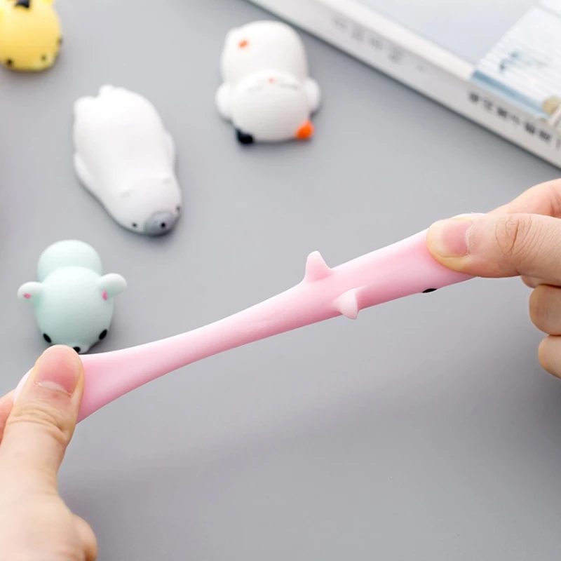 Мягкая игрушка милое животное антистрессовый шар Squeeze Mochi Rising Toys Abreact мягкая