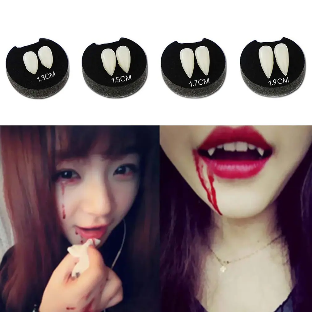 Halloween Vampire Zombie Fangs Dentures Denture Tip Little Huya Cosplay Makeup | Дом и сад