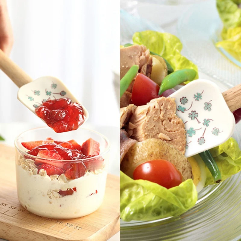

3Pcs/set Silicone Scraper Cream Butter Cake Spatula Mixing Batter Scraper Brush Butter Mixer Cake Brushes Baking Tool