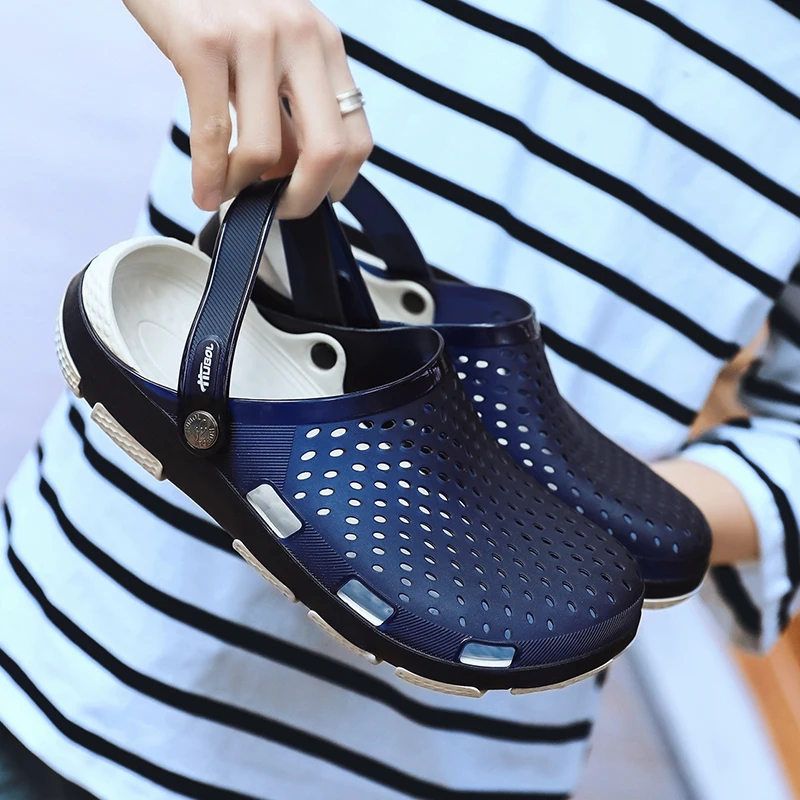 Летние пляжные сандалии-сабо без застежки Легкие мужские сандалии Nativ