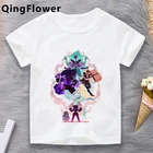 Одежда для девочек-подростков Steven Universe, короткая футболка, милая мультяшная футболка для девочек, одежда для подростков