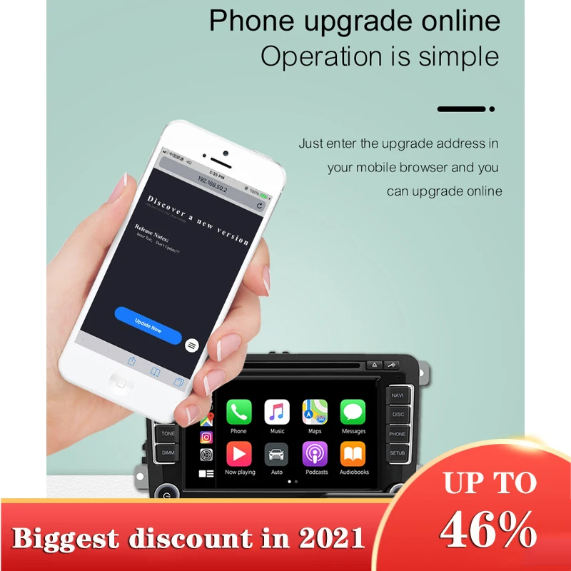 

Auto Car For Audi A3/A4/A5/A6/A7/Q2/Q5/Q7/R8/TT/e-tron Wired to Wireless CarPlay Plug and play Decoder Box Dongle IOS Adapter