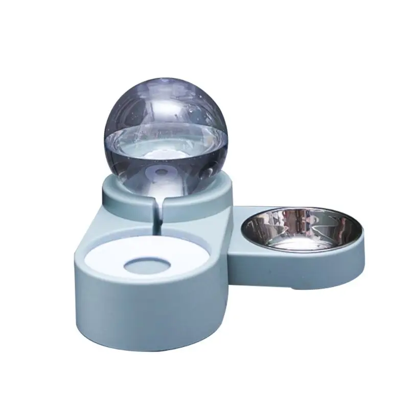

Cat Dog Feeder Automatic Bubble Fountain Cats Pet Drinker Double Bowl PXPC
