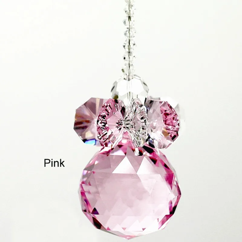 2 шт. многоцветные Хрустальные стеклянные бусины с гранеными шариками для люстры