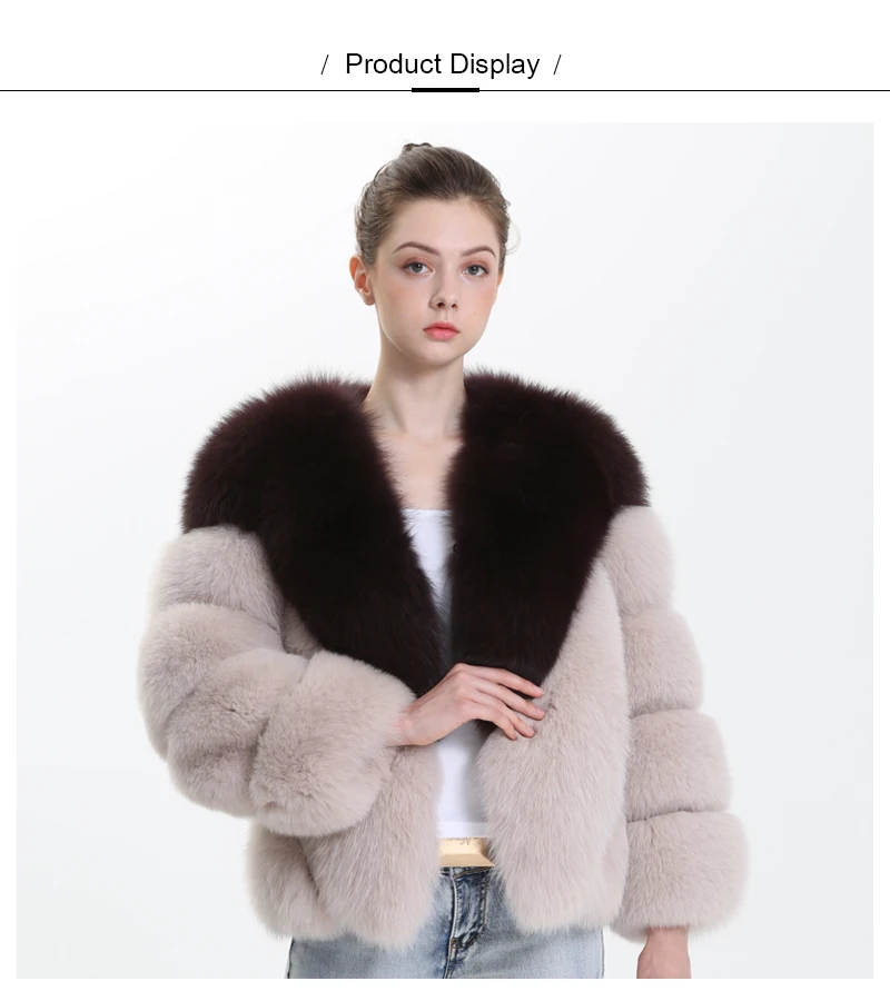 MAOMAOFUR пальто из натурального Лисьего меха женская натуральная меховая верхняя одежда женская Женская Толстая теплая куртка из натурального меха пальто из натурального Лисьего меха